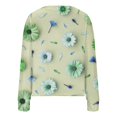 thumbnail image 4 of LOVZFMLL Cardigan pour Femmes Cardigan Décontracté à Boutons Veste Manteau de Mode Imprimée, 4 of 5