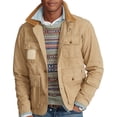thumbnail image 3 of Polo Ralph Lauren Mens Shearling-Patch Wading Jacket (2XLarge, Desert Khaki), 3 of 3