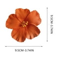 thumbnail image 2 of Hawaiian Hibiscus Hair Clip, Realistic Tropical Flower Headpiece, Summer Luau Party Accessory For Women Girls, Beach Wedding Hair Decoration, Vibrant Faux Floral Hairpin With Secure Metal Clip, 2 of 6