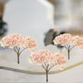 thumbnail image 5 of MLINS 12pcs Artificial Miniature Cherry Blossom Trees Mini Simulation Trees Faux Plant Models For Sand Table Dollhouse Scenery Diy Crafts, 5 of 8