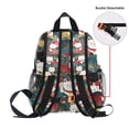 thumbnail image 5 of FORMRS School Backpack with Front Zippered Pocket 12" Student Travel Daypack, Black Lucky Cat, 5 of 6