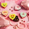 thumbnail image 4 of RUSSELL STOVER Valentine's Day Conversation Heart Assorted Milk & Dark Chocolate Gift Box, 1.5 oz. (3 pieces), 4 of 7