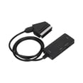 thumbnail image 1 of AV Adapter, Stereo SCART Converter Cable Stable 720P/1080P PAL  for DVD Players for VHS, 1 of 8