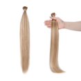 thumbnail image 2 of MesaSe I Tip Human Hair Extensions 100 Strands Pre Bonded Stick Tip Keratin Real Remy Straight Hair, 2 of 5