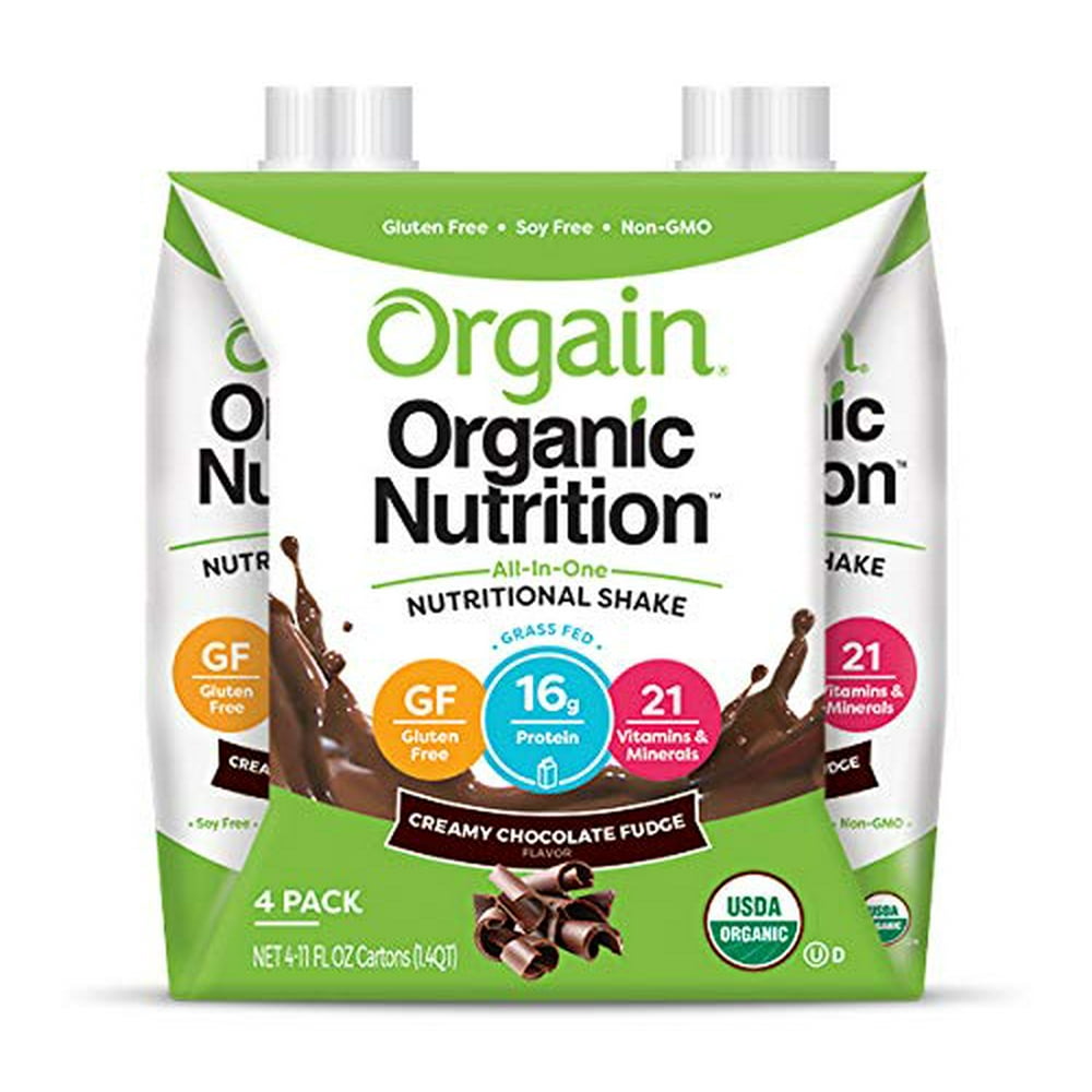 Orgain Organic Nutritional Shake, Creamy Chocolate Fudge Meal