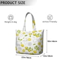 thumbnail image 2 of Weekender Bag Featuring Bright Lemon Floral Prints Large Capacity Travel Tote Bag Lightweight with Cute Summer Fruit Patterns Retro Vintage Design, 2 of 5