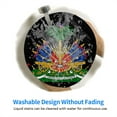 thumbnail image 4 of Haiti Coat Of Arms Round MousePad Washable Non-Slip Rubber Base Small Mouse Mat, 7.9×7.9 inches, 4 of 6
