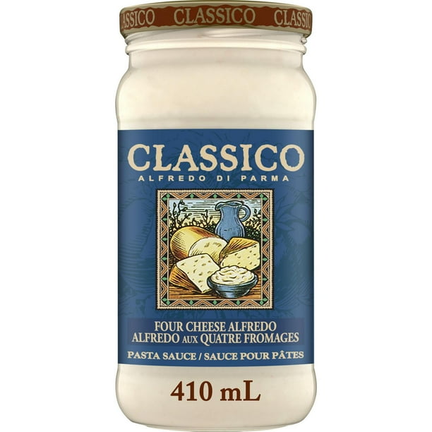 Classico Four Cheese Alfredo Spaghetti Pasta Sauce, Aged Parmesan