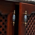 thumbnail image 2 of Tirador de cerámica para armario, armario, zapatero, cajón, puerta de cocina, tirador redondo de un solo orificio, 2 of 3