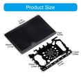thumbnail image 3 of 1Pc Stainless Steel Wallet Multitool with 50 Multifunction Tools Including Ruler Protractor for Various Applications, 3 of 9