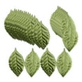 thumbnail image 2 of 100 Pieces Artificial Rose Leaf Fake Leaves Silk Party Decoration Green, 2 of 10