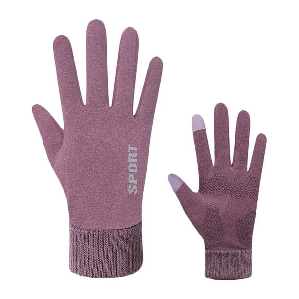 Guantes De Ciclismo De Invierno Para Mujer Antideslizantes Cálidos Ciclismo Deportivo Plus Forro Polar Guantes De Algodón De Invierno Para Mujer
