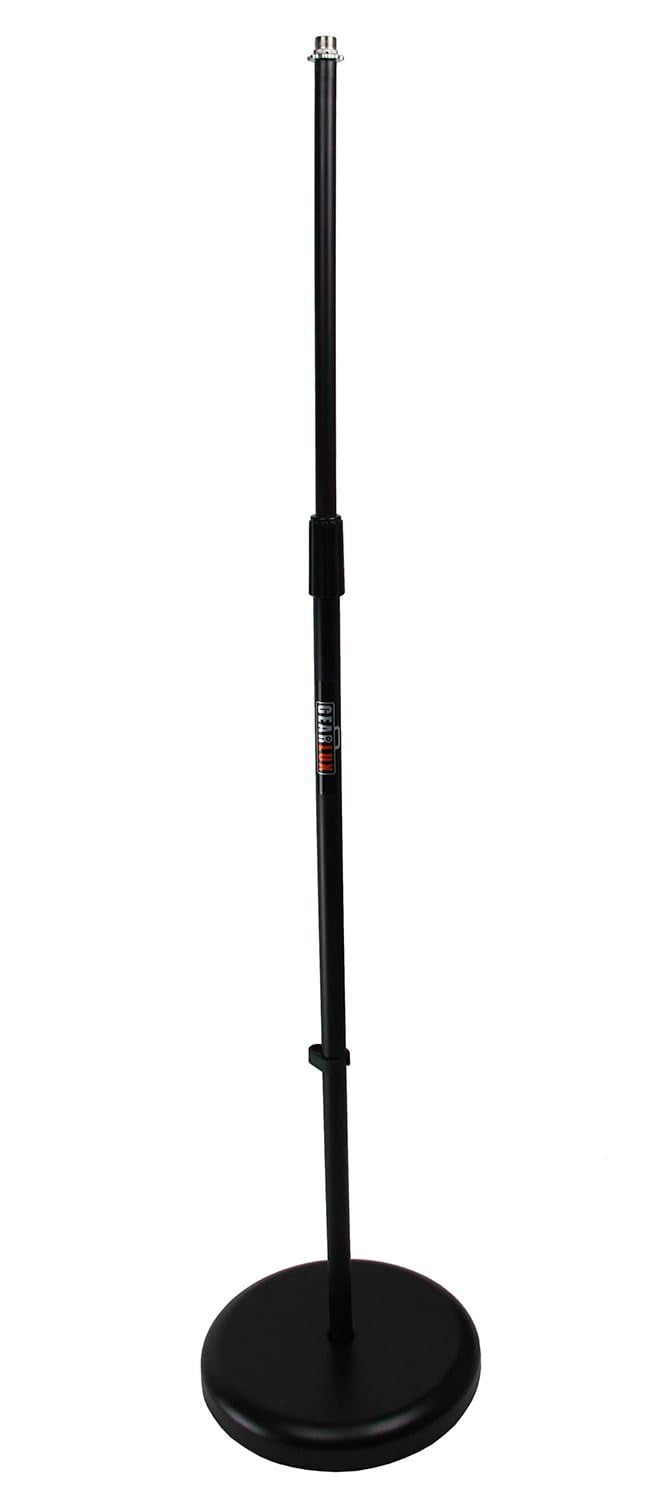 Gearlux Round Base Microphone Stand with Adjustable Height up to 59 Inches