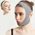 thumbnail image 1 of Bandage Amincissant pour le Visage Relaxant Lifting Sangle de Levage Sculptant Réduit le Double Menton Gris TG, 1 of 1