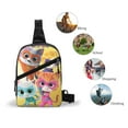 thumbnail image 6 of Super Kitties Crossbody Bag Chest Backpack Compact Foldable Shoulder Sling Bag Chest Bag For Travel, Hiking, 6 of 8