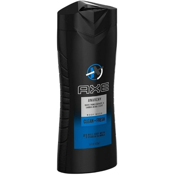 4 Pack AXE Body Wash Anarchy 16 oz