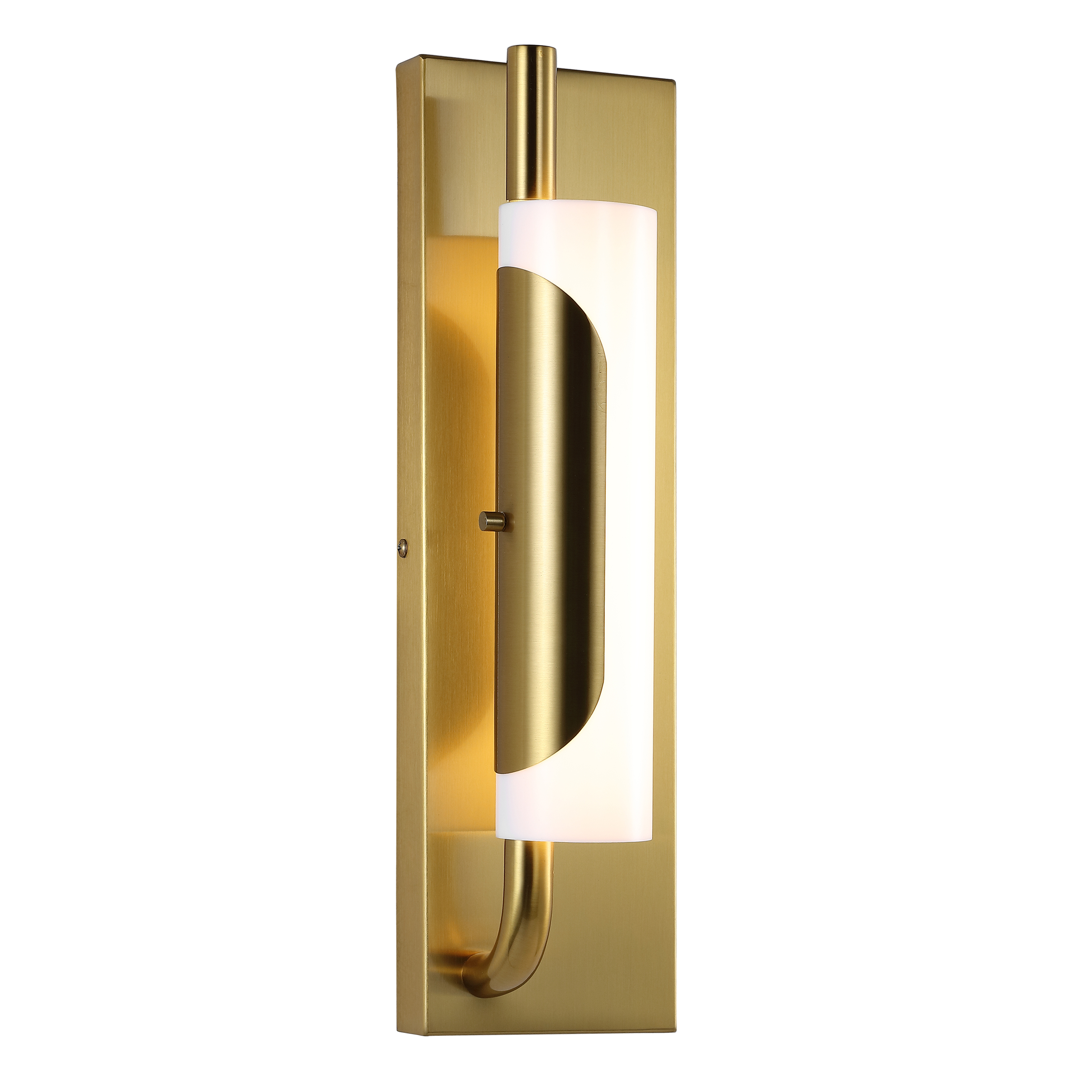 Safavieh Momo 4.5" Mid-Century Acrylic Sconces, Gold