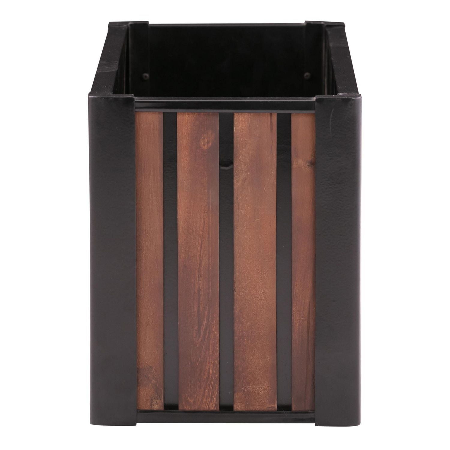 Grapevine Slat Wood Planter, Rectangular, 23.6IN