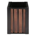 thumbnail image 2 of Grapevine Slat Wood Planter, Rectangular, 23.6IN, 2 of 6