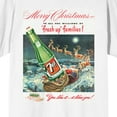 thumbnail image 2 of 7UP Merry Christmas To All The Millions of Fresh Up Families White Short Sleeve Adult T-Shirt-XXL, 2 of 4