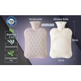 thumbnail image 3 of Hot Water Bottle with Hand Pocket Cover2.0L BPA Free PVC Water Bag, Odorless Superior Material, Grey, 3 of 4