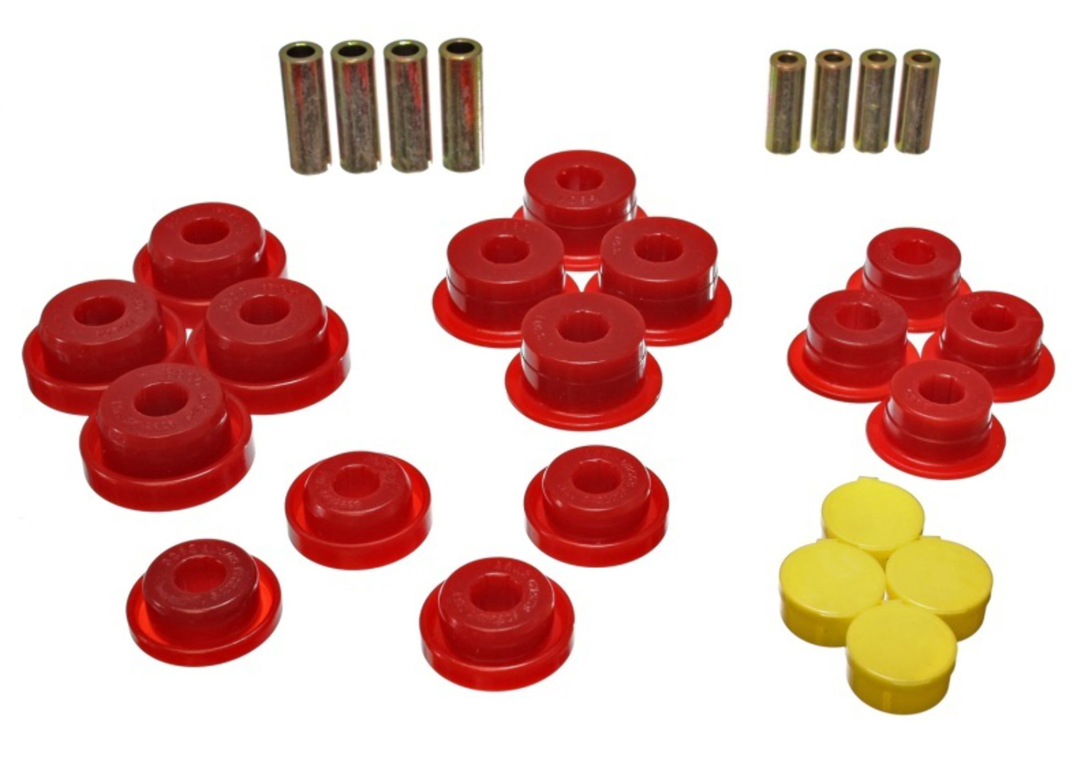 Energy Suspension 2.3106R Polyurethane Front Control Arm Bushings Red Fits select: 1997-2006 JEEP WRANGLER / TJ