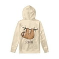 thumbnail image 2 of Xoenoiee Girls Hoodies Branch Sloth Star Print Hooded Sweatshirt for Kids with Front Kangaroo Pocket Long Sleeve Hoodiesfor Fall Winter Clothes Pullover Athleticwear, L, 2 of 7