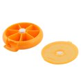 thumbnail image 2 of Unique Bargains Household Cute Fruit Style Button Rotate Weekly Medicine Pill Box Case Orange, 2 of 4