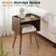 thumbnail image 3 of Mesita de noche Yoobure Mid Century Modern para espacios pequeños, 3 of 9