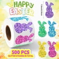 thumbnail image 2 of Yippzo St Patricks Day Stickers, Shamrock Stickers Roll, Sparkly St. Patrick's Day Saint Patricks Day's Lucky Clover Self-Adhesive Laser Seal Labels Decor, 2 of 15