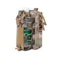 thumbnail image 2 of Water Bottle Pouch, Molle Hydration Carrier Mobile Phone Bag With Extra Accessory Pouch And Detachable Shoulder Strap,outdoor Multifunctional Bag For Climbing Hunting Fishing Adventure, 2 of 10