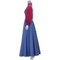 thumbnail image 3 of Fox Maid Marian Dress Renaissance Women's Blue Dress with Headdress, 3 of 7