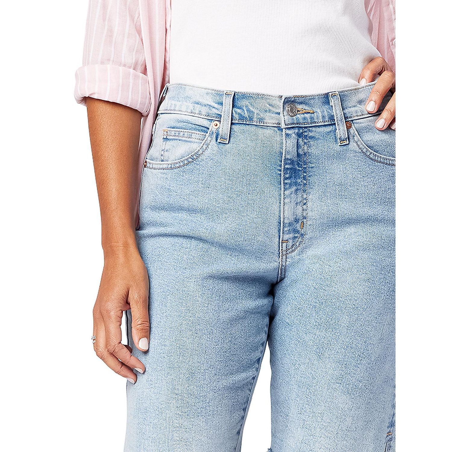 Levi Strauss Signature.MD Bermuda taille haute d’époque pour femme