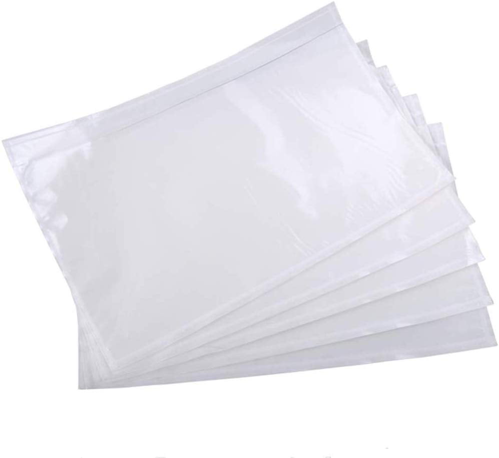 Clear Adhesive Top Loading Packing List Label Envelopes Pouches 200pack for sale online 