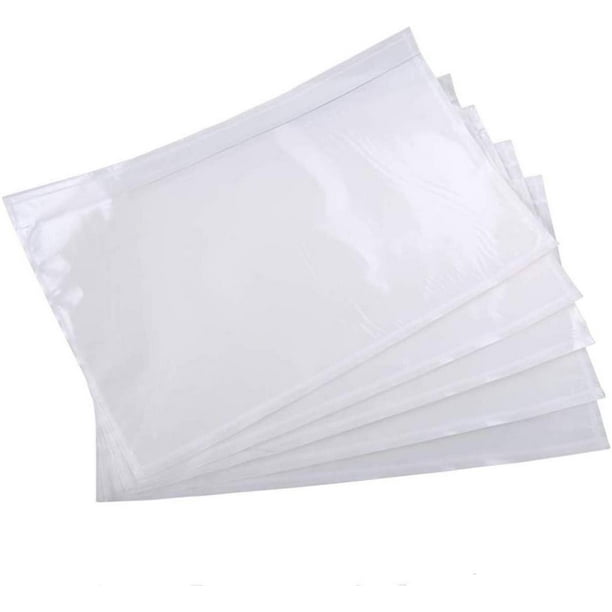 SJPACK 6" x 9" Clear Adhesive Top Loading Packing List/Shipping Label