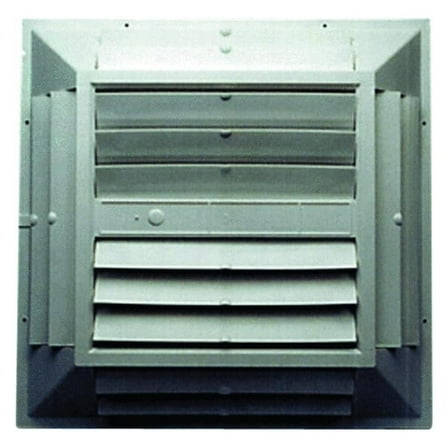 7637 6W Plastic Ceil Grille, 1 Count (Pack of 1), White