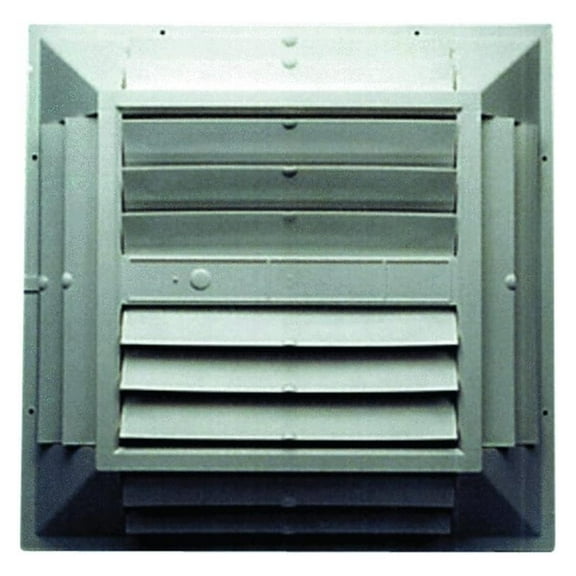 7637 6W Plastic Ceil Grille, 1 Count (Pack of 1), White