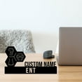 thumbnail image 2 of Handmadetneonsign Ent Doctor Metal Nameplate, Ent Doctor Desk Nameplate, Doctor Desk Name Plate Decor, 2 of 5
