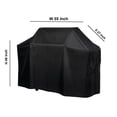 thumbnail image 3 of Heavy-Duty 600D Waterproof BBQ Grill Cover - Universal Fit (55"W x 27"D x 48"H) with Windproof Buckles and UV Protection, 3 of 7