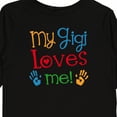 thumbnail image 4 of Inktastic My Gigi Loves Me Grandchild Boys or Girls Long Sleeve Toddler T-Shirt, 4 of 5
