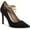 Black Mc, variant on INC Womens Sadelle Microsuede Dressy Pumps