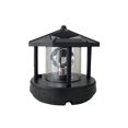 thumbnail image 1 of LED Solar Powered Lighthouse,Lamp Waterproof Statue Rotating Lights for Garden Yard Outdoor Décor, Black, 1 of 5