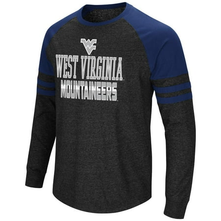- West Virginia Mountaineers Long Sleeve Shirt Hybrid Raglan Tee