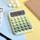 thumbnail image 4 of Calculadora Mecánica de Escritorio, Lindas Calculadoras de Botones Grandes con Pantalla LCD Grande de 12 Dígitos, Accesorios de Escritorio, Verde, 4 of 5