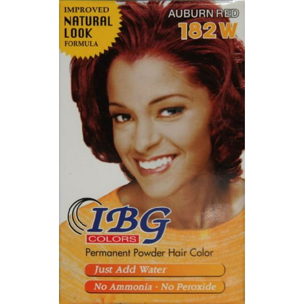 Ideal Black Gold Powder Hair Color Auburn Red (Pack of 2) Walmart