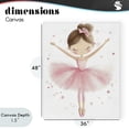 thumbnail image 4 of Stupell Industries Cottage Graceful Ballerina Pose Canvas Art, 36 x 48, by Creative Studio, 4 of 8