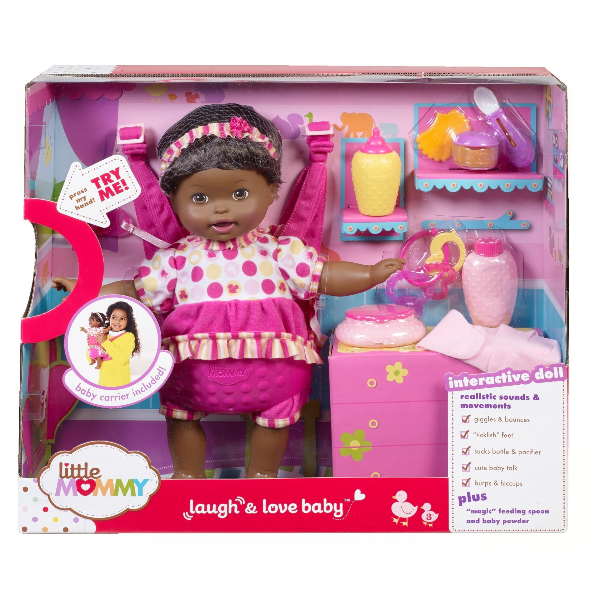 Little Mommy Laugh and Love African-American Doll