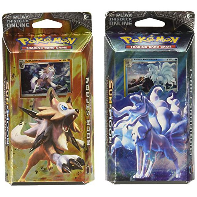 Pokemon Both TCG Sun & Moon Burning Shadows Theme Decks - Ninetales & Lycanroc