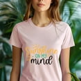 thumbnail image 5 of Sunshine On My Mind T-Shirt – Summer Beach Graphic Tee, Light Pink, Size 4XL, 5 of 6