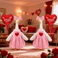 thumbnail image 3 of Porch Goose Outfits,Valentines's Day Goose Outfit with Balloon and Red Heart Pattern,23" Valentines Party Goose Statue Clothes,Adorable Pink Goose Costume for Garden Patio Yard Outdoor Decoration, 3 of 6